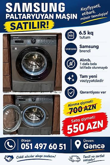 bakcel internet paketleri: 🧺 SAMSUNG PALTARYUYAN MAŞIN SATILIR 🔥 TƏCİLİ VƏ SƏRFƏLİ SATIŞ! ✅ — 1