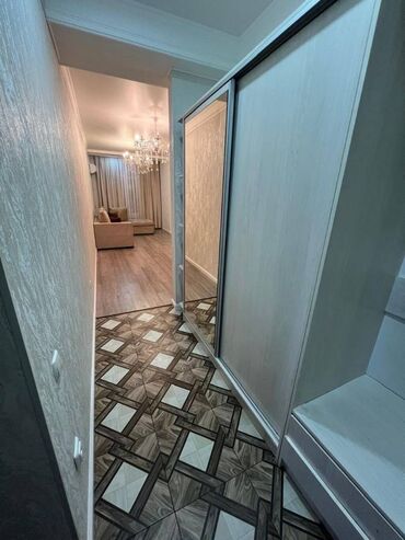 1 комнатная квартира бишкек продажа: 2 бөлмө, 61 кв. м, Элитка, 7 кабат, Дизайнердик ремонт