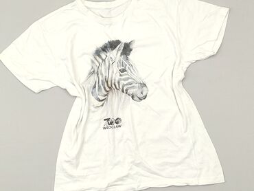 białe eleganckie t shirty: T-shirt, S (EU 36), condition - Good