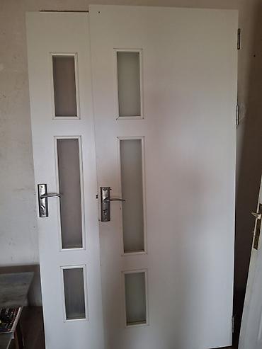 Yataq otağı üçün İşlənmiş Otaq qapısı 80x200 sm Zamok ilə, Ünvandan götürmə