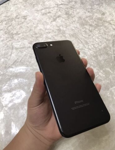 телефоны купить бу: IPhone 7 Plus, 32 ГБ, Jet Black, Каптама, 100 %
