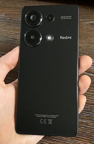 note 2: Redmi, Redmi Note 13 Pro, Б/у, 256 ГБ, цвет - Черный — 1