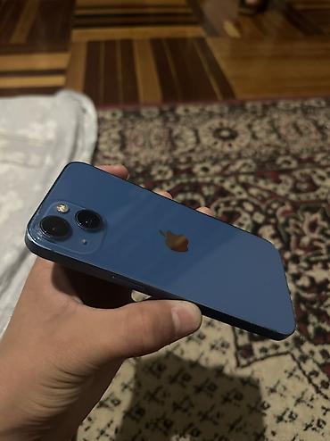 Техника и электроника: IPhone 13, Б/у, 128 ГБ, Синий, Защитное стекло, Чехол, 81 % — 3