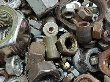 qeder ot bicen: Müxtəlif ölçülü və növlü metal qayka(gayka) dəsti Məhsul təsviri: - — 4