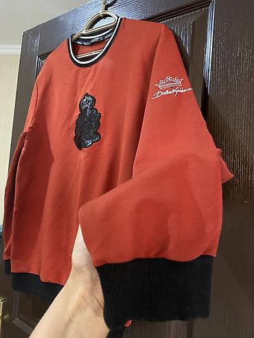 Kişi geyimləri: Svitşot, Dolce & Gabbana, 2XL, rəng - Qırmızı — 2