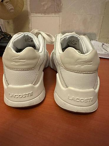 lacoste canta: Lacoste idman ayaqqabısı – ağ rəng - Brend: Lacoste (logo və — 3