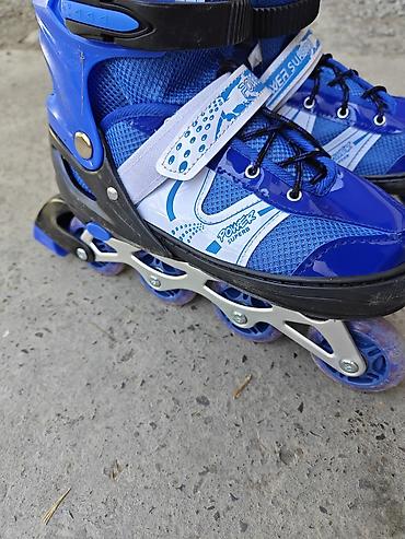 Ролики: Məhsul: Power Superb inline təkərli konki - Rəng: mavi/ağ - Tipləri — 3