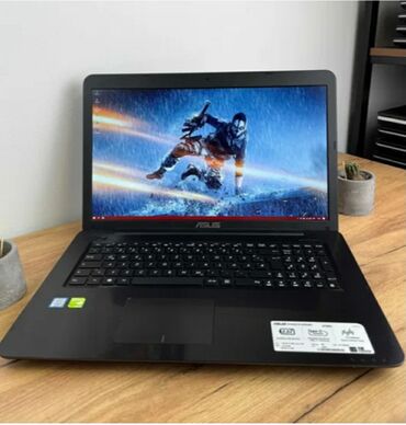 компьютер asus: Ноутбук, Asus, 16 ГБ ОЭТ, Intel Core i7, 15.6 ", Колдонулган, Жумуш, окуу үчүн, эс тутум HDD + SSD