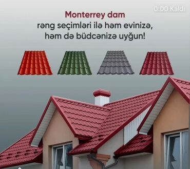Лакокрасочные материалы: Металлочерепица, цвет - Красный, Бесплатная доставка, C гарантией, Нет кредита