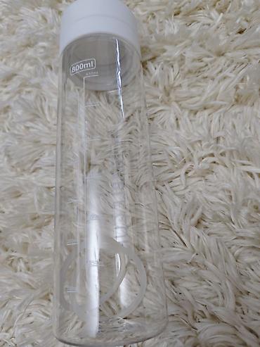vapur 10000: Şəffaf plastik su butulkası – “Portable Cup” - Həcm: 600 ml (şkala — 3