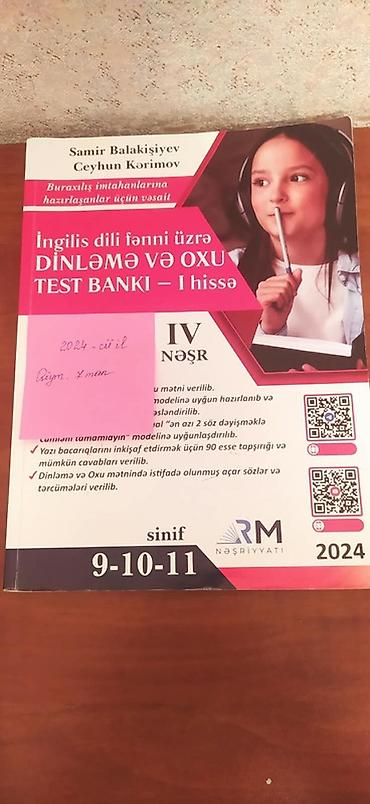 Testlər: İngilis dili Testlər 9-cu sinif, RM, 1-ci hissə, 2024 il — 1