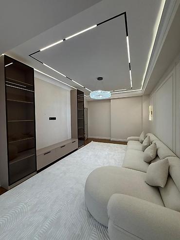 2 8: 2 комнаты, 77 м², Асанбай мкр Элитка, 8 этаж, Дизайнерский ремонт — 3