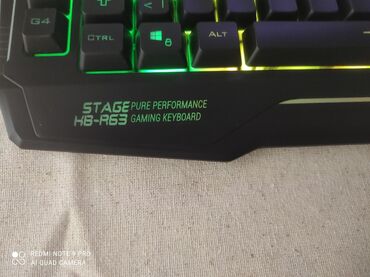 Klaviaturalar: Rampage oyun klaviatura 4 knopka proqramla ve 9 eded isiq funksiyali — 4