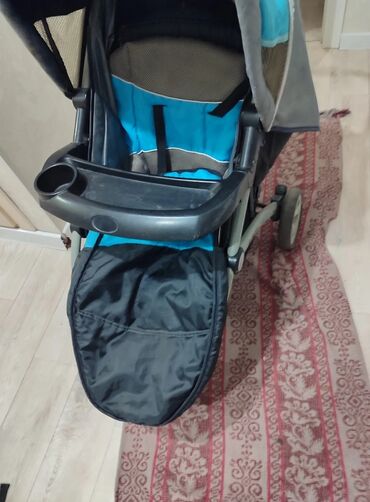 ремонт велосипедов: Коляска, цвет - Голубой, Б/у at lalafo.kg ремонт велосипедов: Коляска, цвет - Голубой, Б/у