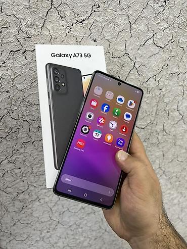 apple ipad 13: Samsung Galaxy A73 5G, 128 GB, rəng - Boz, Sənədlərlə — 4