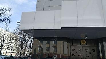 Уличное освещение: 🧱🔷 АЛЮКОБОНД – ЗАМАНБАП ФАСАД ЧЕЧИМИ Установка! ✅ Алюкобонд – бул — 9