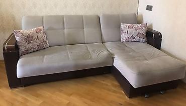 L‑şəkilli yumşaq künc divan - Rəng: açıq boz oturacaq və arxalıq lalafo.az -da L‑şəkilli yumşaq künc divan - Rəng: açıq boz oturacaq və arxalıq