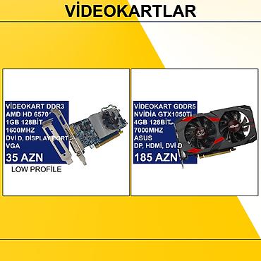 Videokartlar: Videokartlar ⭐Videokart AMD HD 6570 1GB 128bit 1600Mhz Sapphire DVİ D — 1