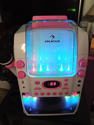 dumpling squishy dexy co: Karaoke sistem Auna sa LED svetlosnim efektima - Kompaktan karaoke — 1