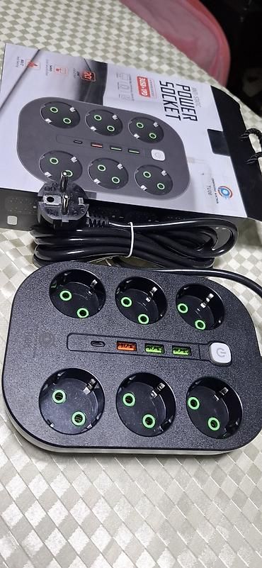 mini projector: Удлинитель, Длина: 2 м, 6 розеток — 6