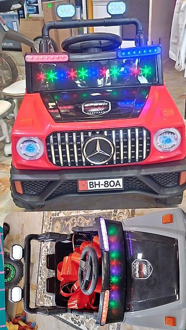 usaq maqnir konstruktorlari: Uşaq üçün elektrikli minik maşınları Xüsusiyyətlər: - Korpus: parlaq — 4