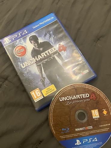 gta 4 dvd: PS4 üçün Uncharted 4: Bir Hırsızın Sonu – disk və orijinal qutu ilə — 1
