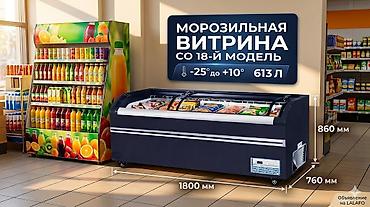 Морозильная витрина (18-я модель) - Объем: 613 л - Температурный