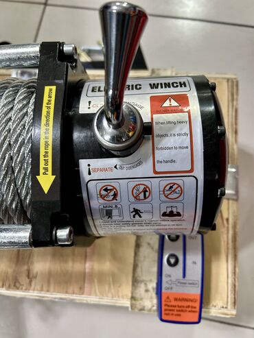 Товары и оборудование для с/х животных: АВТО ЛЕБЕДКИ 12/24 Вт от компании «Техномаш» 9,3мм трос 20 м 9500LB — 6