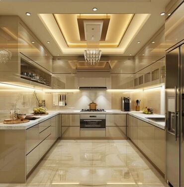 Sifarişlə mətbəx mebeli: Sifarişlə mətbəx dəsti, Özü çəkən petlələr, Mat laminat, Kredit var, Pulsuz çatdırılma, Rayonlara çatdırılma — 15