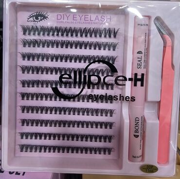 Kosmetika dəstləri: Ellipce-H DIY Eyelash – fərdi dəstəli süni kiprik seti temu kirpiklər — 3