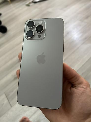 ayfon ekrani: IPhone 15 Pro, Natural Titanium, Face ID — 1