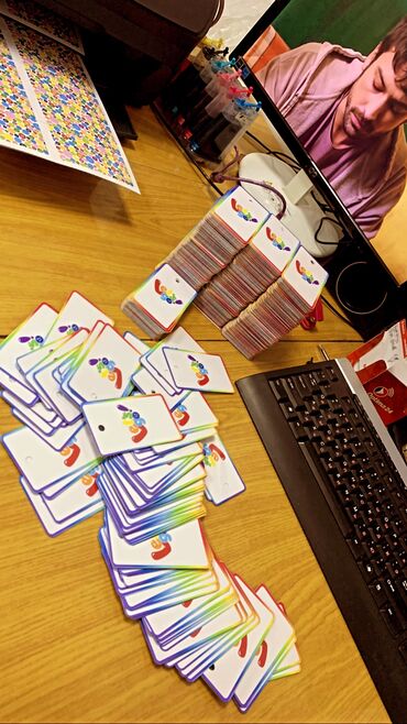 Печать: Струйная печать, | Визитки, Наклейки, Бейджики — 3