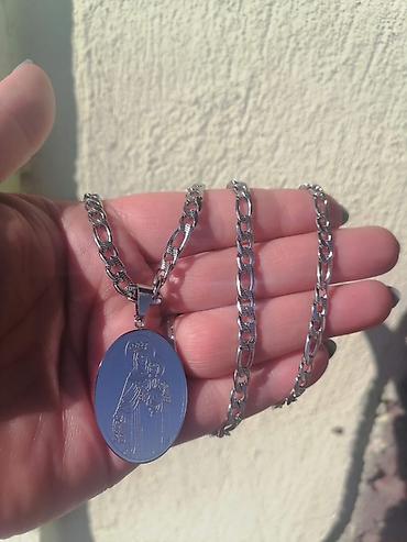 Ogrlice: Lančići sa verskim privescima – više modela - Materijal: nerđajući — 18