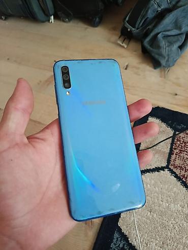 samsung galaxy s10e: Samsung Galaxy A70, 128 GB, rəng - Göy, Barmaq izi — 2