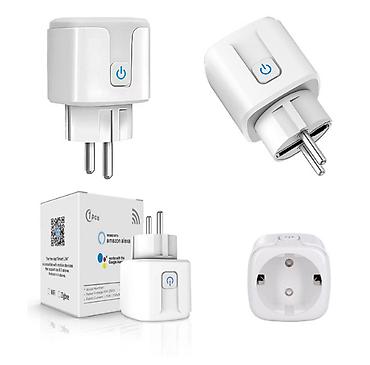 smart light: Умная WiFi розетка 20А со счетчиком электроэнергии Tuya Smart, Розетка — 3
