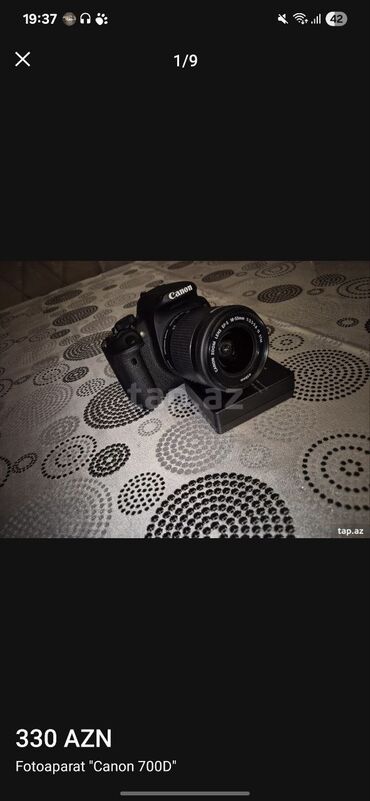 видеокамера: Продаю Canon EOS 700D + объектив 18–55mm. Полный комплект! Идеальное