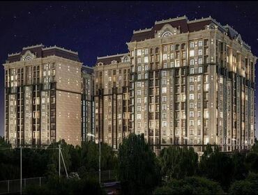 квартиры в французском квартале в Кыргызстан | Продажа квартир: 1 комната, 44 м², Элитка, 8 этаж, Без ремонта