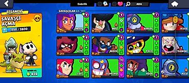 Искусство и коллекционирование: Brawl Stars hesabı – Pro Pass aktiv, geniş döyüşçü kolleksiyası - — 7