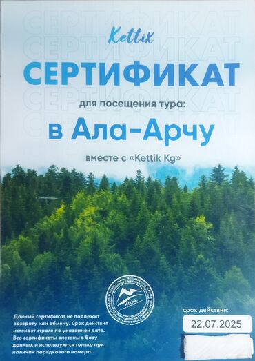 требуется музыкант диджей: Подарочный сертификат на посещение тура в национальный парк Ала-Арча