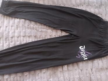 kişi şalvarı: Qara rəngli unisex idman şalvarı - Model: straight-fit, elastik bel — 1