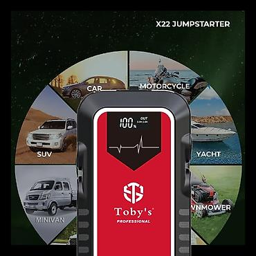 jump starter: Пусковое устройство ёмкостью 16000 мАч и мощностью 59,2 Вт с пиковым — 5
