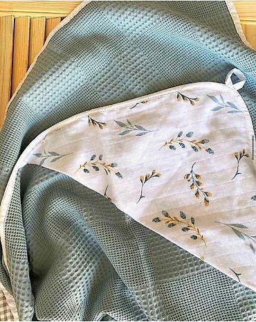 Другие детские вещи: Детские халаты. Уголки для малышей •вафельные •муслиновые •махровые — 4