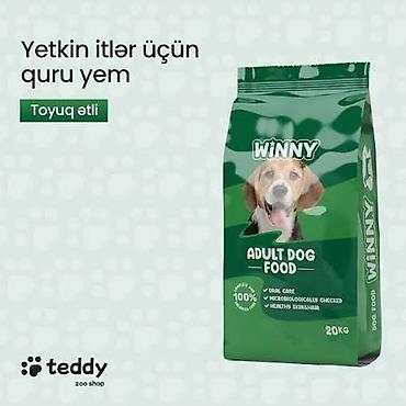ucuz yem: 20 kq . endirimli qiymət . Winny Adult Dog Food yetkin itlər üçün — 1