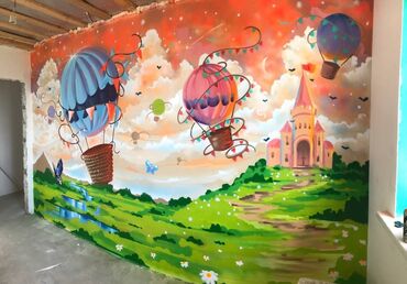 07 sekilleri 2023: Divar rəsimlərinin çəkilməsi🎨 Qiymət rəsmə və onun ölçüsünə uyğun