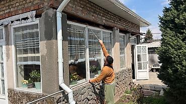 бамбук панел: Пластиковое окно на заказ, Тип окна: Панорамные, Декоративные особенности: Фрамуга, Платная установка, В рассрочку — 5
