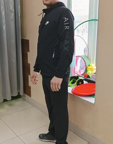 спорт магазин бишкек: Спортивный костюм M (EU 38), L (EU 40), 2XL (EU 44), цвет - Черный