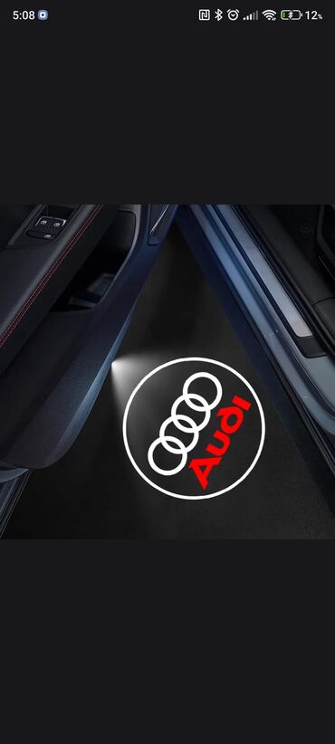 elektrik avtomobil: Audi qapı altı işıq