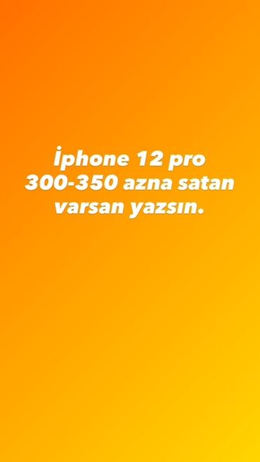 ayfon 6 islenmis qiymeti: IPhone 12 Pro