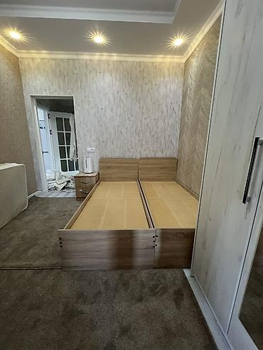 bunk bed: Односпальная модульная кровать из ЛДСП, цвет дуб/дуб сонома. - — 3