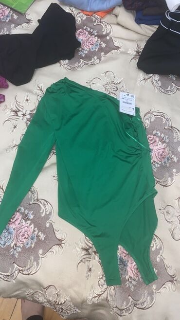 qaqa stili şalvar: Tulum, Zara, M (EU 38), rəng - Yaşıl